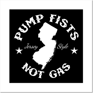 Pump Fists Not Gas Posters and Art